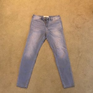Hollister light wash jean leggings size 15L